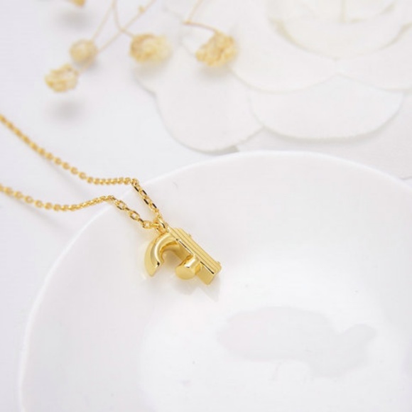 Golden necklace - Picture 3 of 7